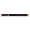 Toitelatt Techly 106923, 19 tolli, 8 pistikut, 2 m