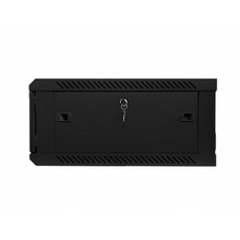 Seinale paigaldatav rack-kapp Lanberg WF01-6604-10B, 19 tolli, 4U, 600x600 mm, must