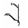 Monitori ja klaviatuuri hoidik Maclean MC-681, 68,6 cm (27 tolli), must
