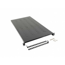 Riiul LANBERG 19, 1U, 1200mm, kuni 25 kg, must