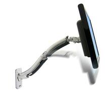 Seinale kinnitatav monitorihoidik Ergotron MX WALL MOUNT, kuni 30 tolli, kuni 13 kg, must/hõbe