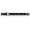 Toitejaotur Techly 100471, 19 1U, 6x Schuko, 250V/16A, 3m