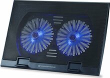 Sülearvuti jahutusalus Conceptronic THANA02B, 2-Fan, must