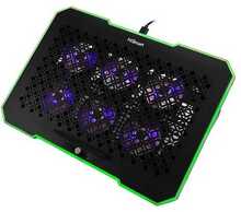 Sülearvuti jahutusalus HISMART DCX-A16, 6 RGB ventilaatorit, 5 asendit