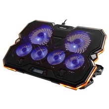 Sülearvuti jahutusalus HISMART DCX-A103, 6 RGB ventilaatoriga, 5 asendit
