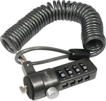Sülearvuti turvalukk Logilink NBS004, must, 1,8 m