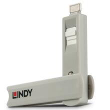 USB C pordi blokeerija komplekt Lindy, 4 tk, valge