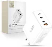 Seinalaadija Tech-Protect NC200W-GAN, 4 pordiga, 200W, valge
