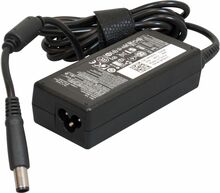 Sülearvuti laadija Dell RGFH0, 65W, 19.5V, 3 pin, 7.4 mm, must