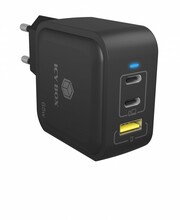 Sülearvuti laadija ICYBOX IB-PS1030-PD, 65W, 2x type C, 1x type A