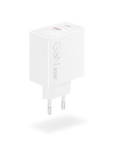 Sülearvuti laadija Lenovo Dual USB-C 65W GaN Power Adapter WH-EU G0A6065WEU