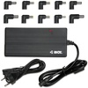 Sülearvuti laadija iBOX IUZ90WA, 90 W, automaatne, slim, must