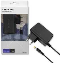 Toiteadapter Qoltec 51028, 18W, 9V, 2A, 5.5x2.5 mm, must