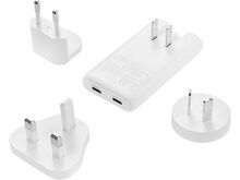 Sülearvuti laadija Sandberg 4in1 TravelCharger, 2xUSB-C, 65W