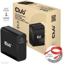 Reisilaadija Club 3D CAC-1914EU, USB-C, 140W, GaN, PD 3.1