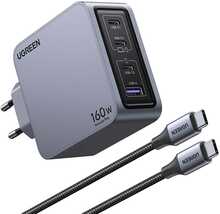 USB laadija UGREEN Nexode Pro, 160W, 4 porti, GaN