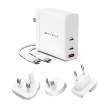 Sülearvuti laadija Hyper HyperJuice GaN HJG140WW, 140W, USB-C, valge