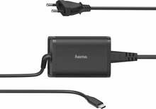 Sülearvuti laadija Hama, 65 W, 100 - 240 V, USB-C, 5-20V