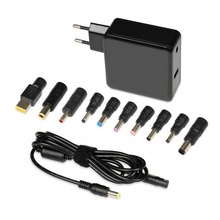 Sülearvuti laadija iBOX IUZ65WA, 65W, automaatne, must