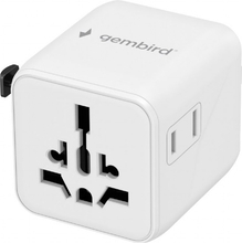 Universaalne reisadapter Gembird TPA-INT-01-W, valge