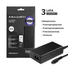 Toiteadapter Qoltec 52415, 65W, Samsung, Sony, 3 pistikut