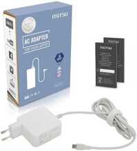 USB Type C toiteadapter Mitsu, 45W, valge