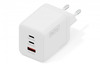 USB laadija Digitus DA-10304, 100W, 2x USB-C, 1x USB-A, valge