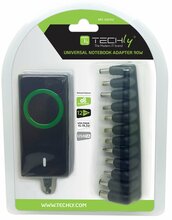 Sülearvuti laadija Techly Universal, 90W, 100 - 240 V, USB pordiga