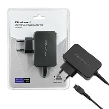 Universaalne toiteadapter Qoltec 51025, 45W, 8 otsikut, must