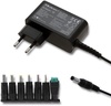 Sülearvuti laadija Qoltec 51736, 12V, 2.5A, 30W, 7 otsikut