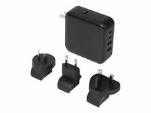 Laadija Targus APA109GL, 100W, GaN, must, reisadapteritega
