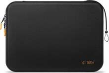 Sülearvuti ümbris Tech-Protect Hardpouch 13-14, must/oranž