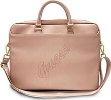 Arvutikott Guess Saffiano Script 15, roosa