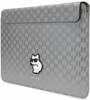 Sülearvutiümbris Karl Lagerfeld Saffiano Monogram Choupette 14, hõbe