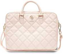 Sülearvutikott Guess Quilted 4G 15/16, roosa