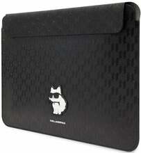 Sülearvuti ümbris Karl Lagerfeld Saffiano Monogram Choupette KLCS14SAKHPCK 14, must