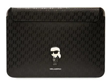 Sülearvuti ümbris Karl Lagerfeld Saffiano Monogram Ikonik 14, must