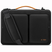 Sülearvutikott Tech-Protect Defender 13-14, must/oranž