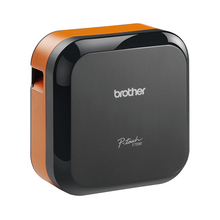 Sildiprinter Brother PT-E720BT, PTE720BTZ1, must/oranž