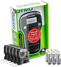 Etiketiprinter Dymo LabelManager 160, S0946340 + 5 tk D1 9mm x7m must valgel elemendid