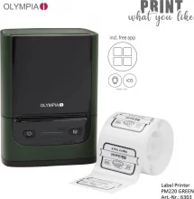 Etiketiprinter Olympia PM220 roheline