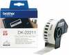 Etiketilint Brother DK22211, 29 mm, valge