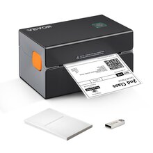 Etiketiprinter Vevor 300 DPI, Bluetooth, USB, 150 mm/s