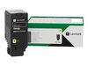 Toonerikassett Lexmark 24B7513, kollane