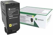 Toonerkassett Lexmark 75B20Y0, kollane