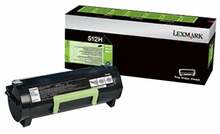 Tindikassett Lexmark 512H Return, must