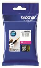 Tindikassett Brother LC-3617M, punane