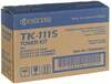 Toonerikassett Kyocera TK-1115, must