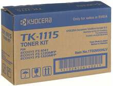 Toonerikassett Kyocera TK-1115, must