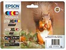 Tindikassett Epson C13T379D4010, must/punane/kollane